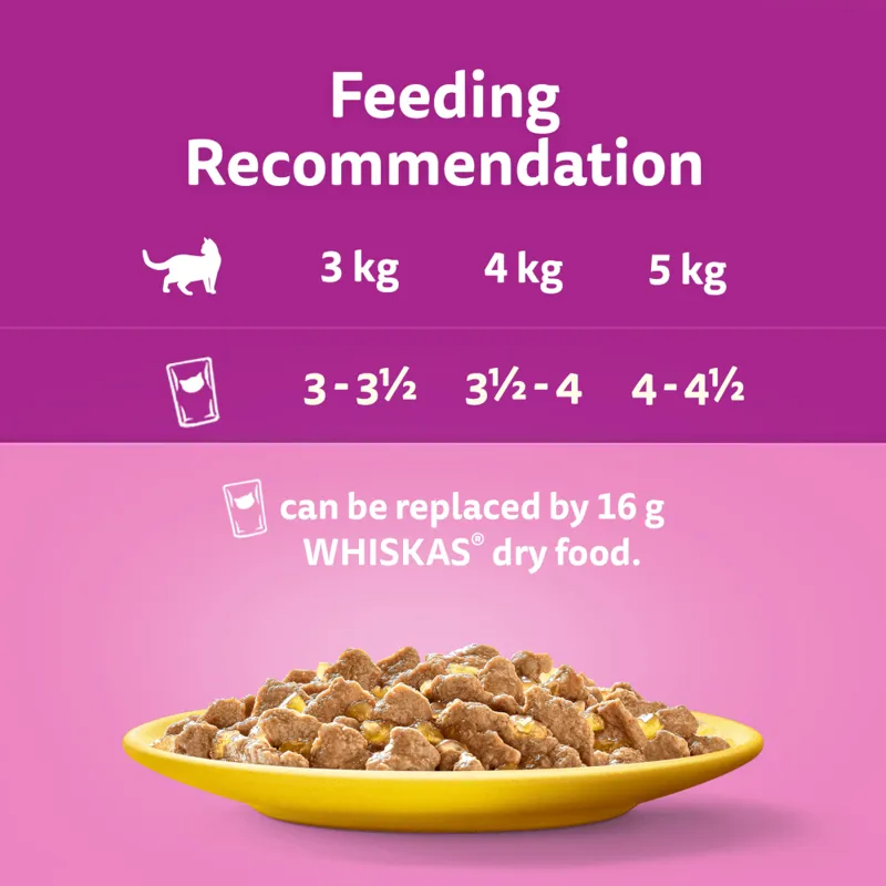 Whiskas Pouches Senior 7+ Poultry Feasts in Jelly 12 x 85g-1